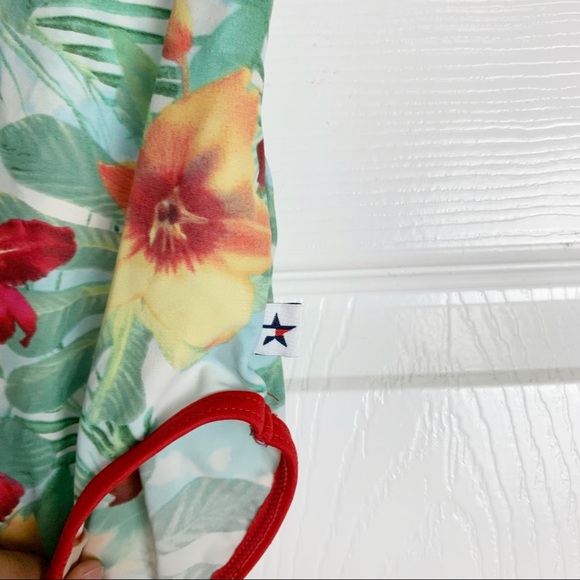 🔥 Tommy Hilfiger Baby Girl's Floral 1-Piece Swimsuit - Picture 2 of 4